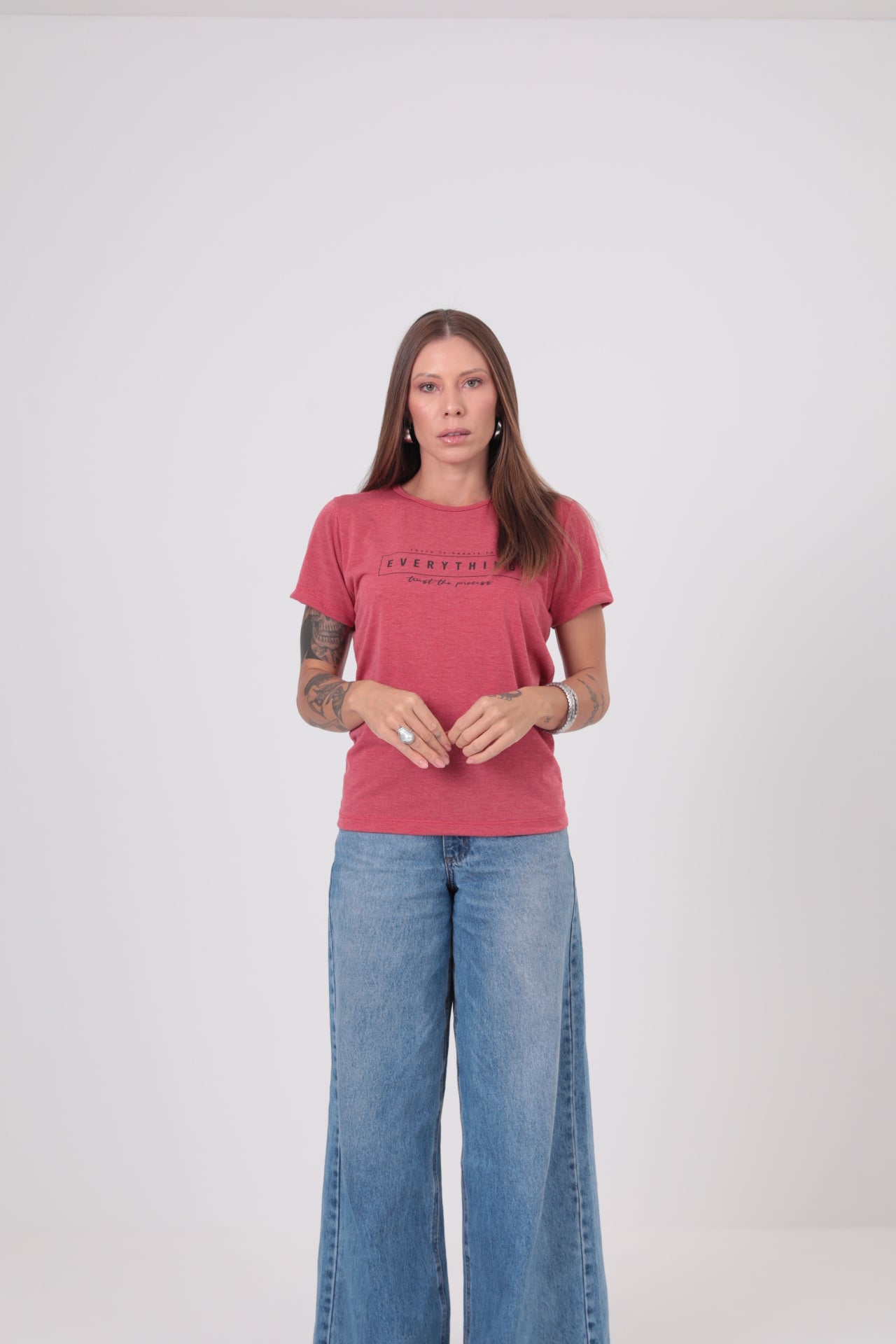 Camiseta Vintage Rose Burn