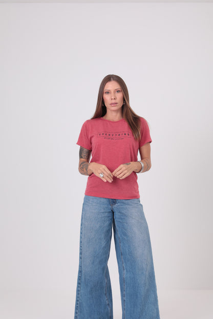 Camiseta Vintage Rose Burn