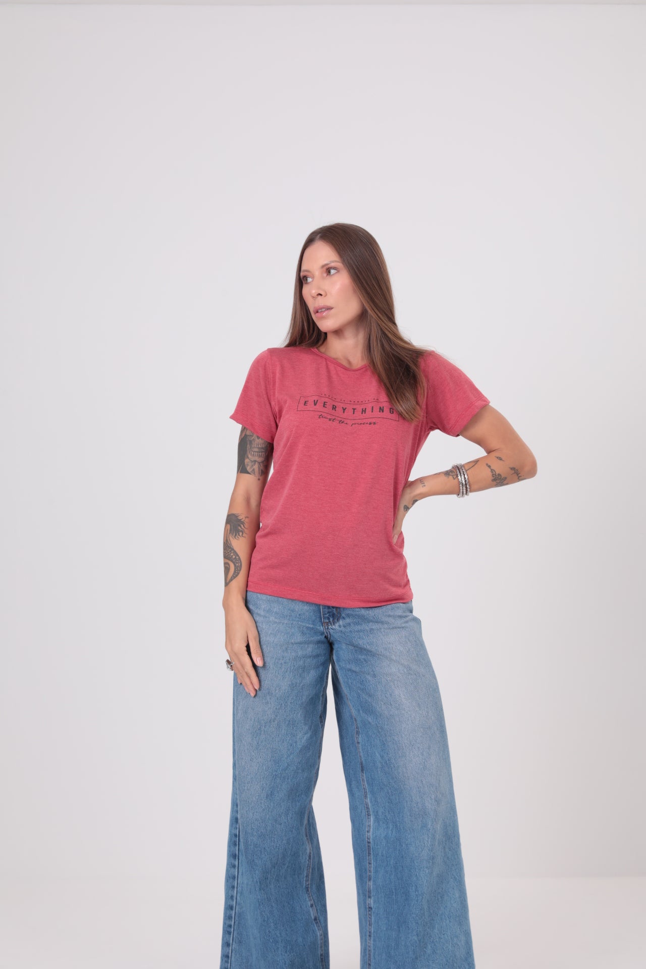 Camiseta Vintage Rose Burn