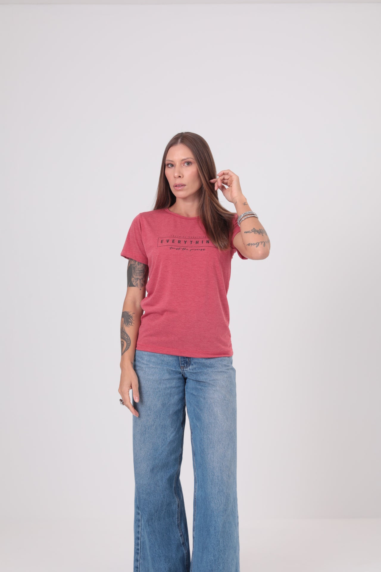 Camiseta Vintage Rose Burn