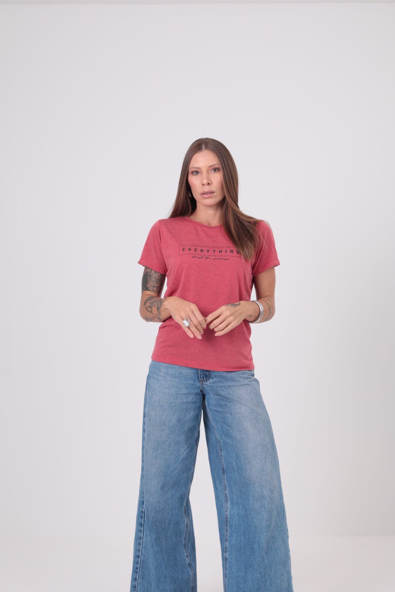 Camiseta Vintage Rose Burn