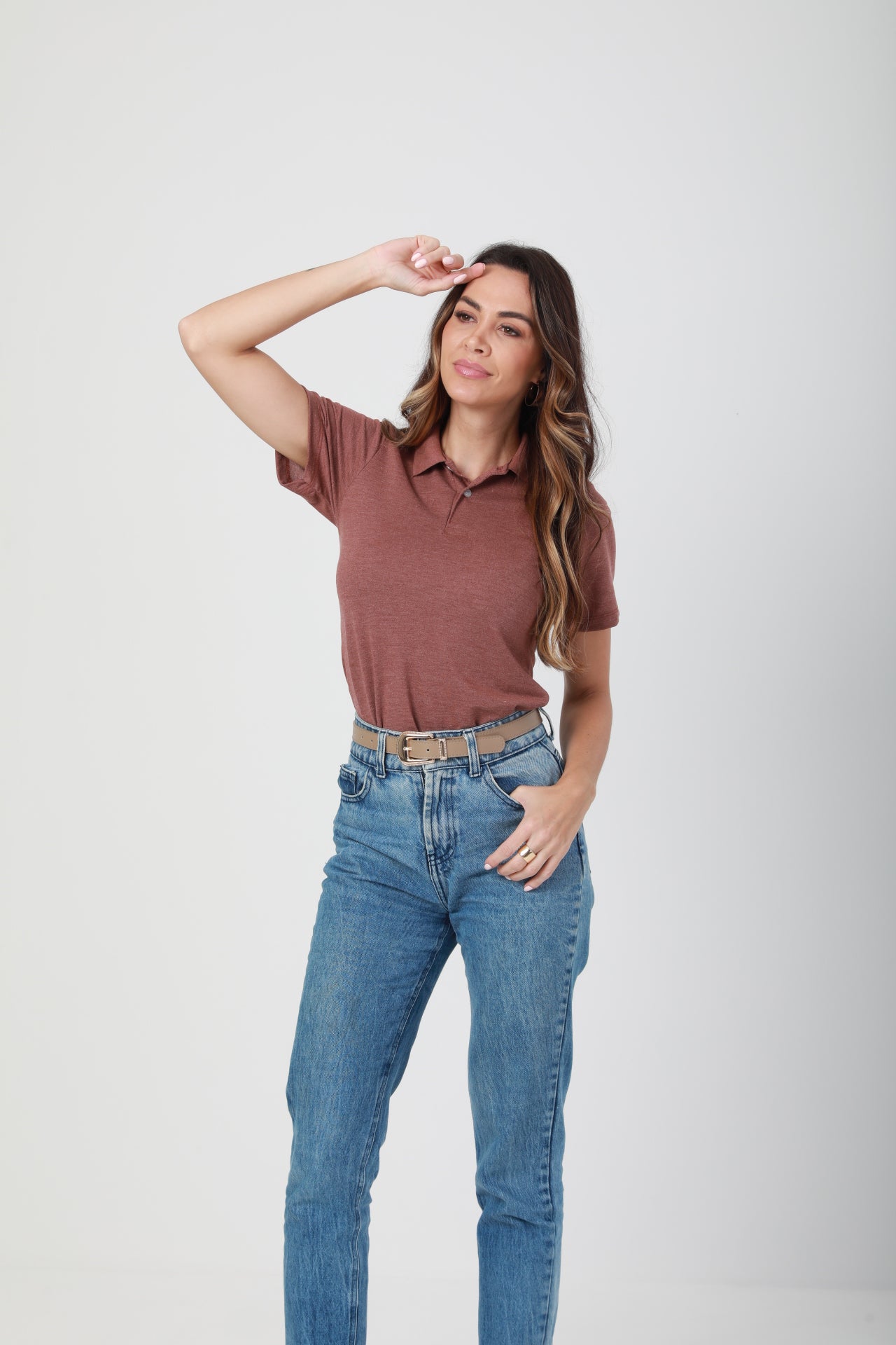 Camisa Polo Feminina FreedomPiquet