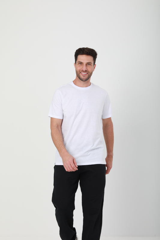 Camiseta Essential Branca Lisa